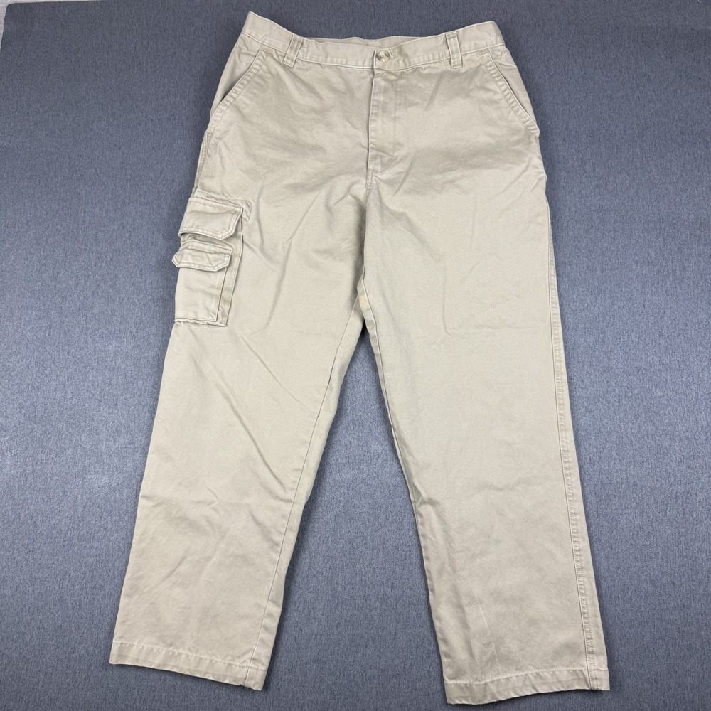 Pacific Trail Pants Mens 34x29* Khaki Tan Cotton Outdoor Hiking Cargo